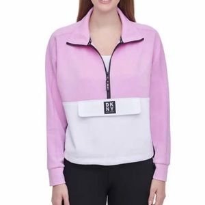 DKNY Pullover Sweater w/Drawstring